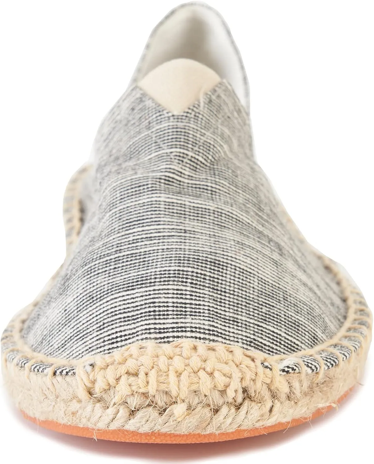 Alexis Leroy Men's Closed Toe Canvas Slip on Flat Espadrille Shoes