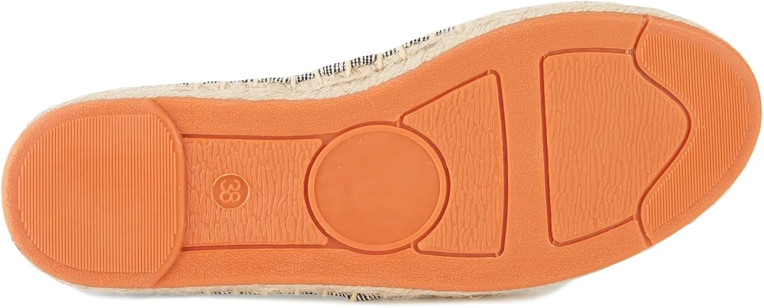 Alexis Leroy Men's Closed Toe Canvas Slip on Flat Espadrille Shoes