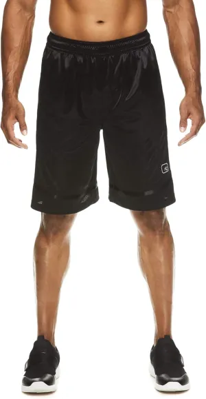 AND1 Men's All Courts Basketball Core Shorts (X-Large 40/42, Black)