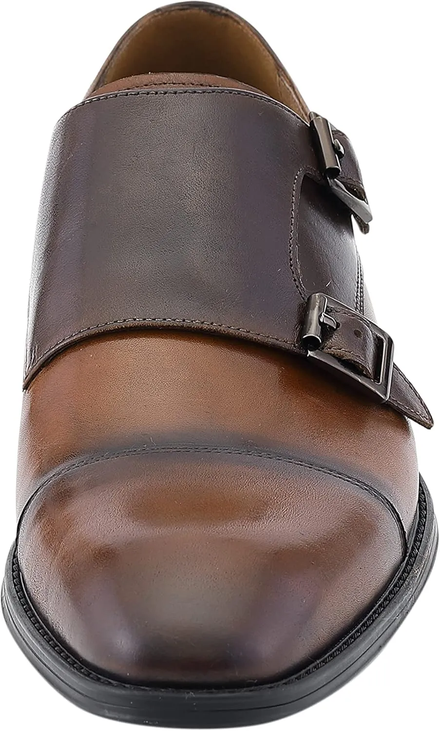 Asher Green AG1101 - Men's Dress Shoes, Formal Men's Shoes - Genuine Calf Leather Double Monk Strap