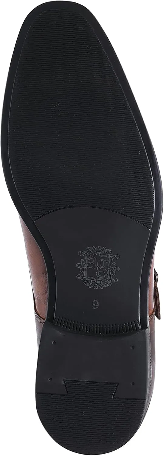 Asher Green AG1101 - Men's Dress Shoes, Formal Men's Shoes - Genuine Calf Leather Double Monk Strap