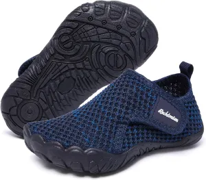 Boy's Toddler Water Shoes Girl's Quick Dry Beach Swim Shoes Cute Non-Slip Lightweight Barefoot Aqua Shoes(Baby/Toddler)