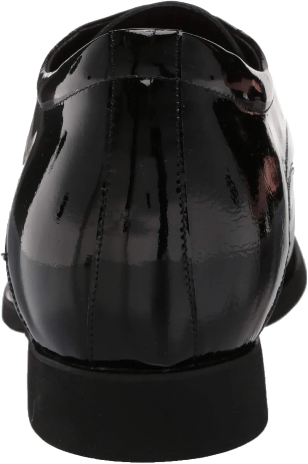 Calden Men's Invisible Height Increasing Elevator Shoes - Black Patent Leather Lace-up Formal Tuxedo Oxfords - 3 Inches Taller - K911929 - Size 9 D(M) US
