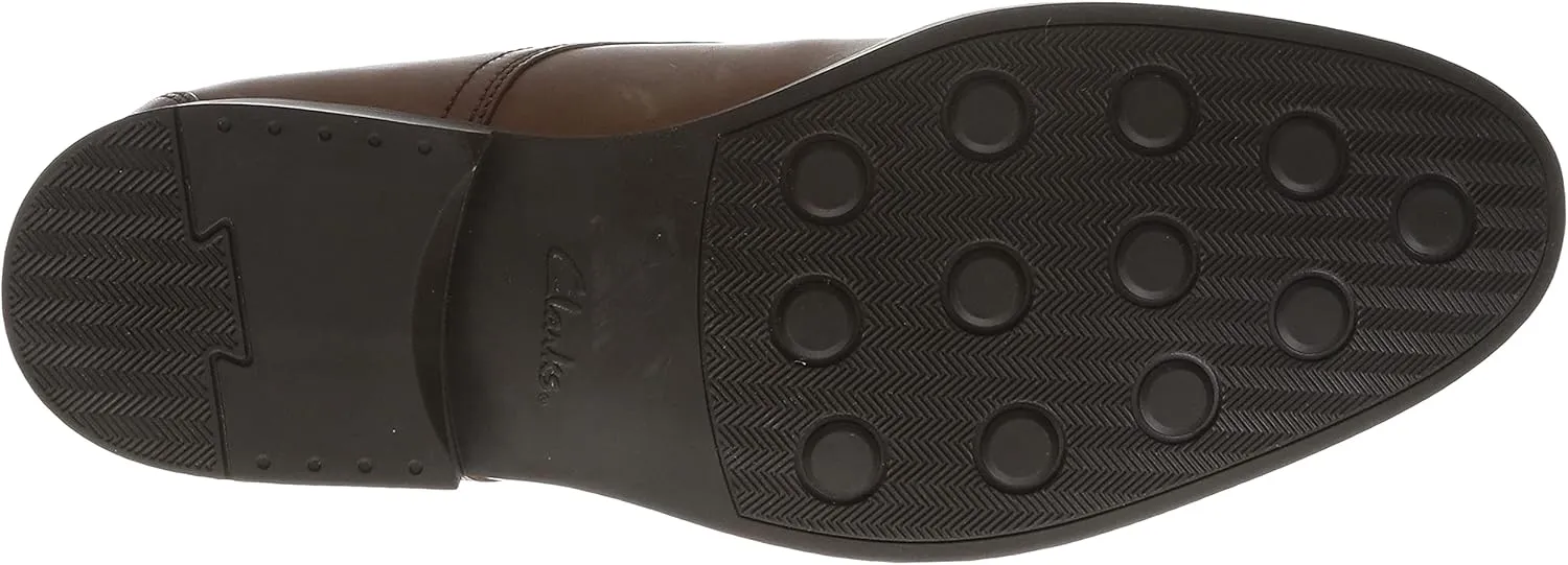 Clarks Mens Whiddon Step L:eather Leather Loafers
