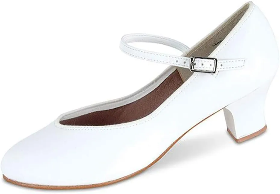 Danshuz Womens White Character Tap Queen Dance Shoes Size