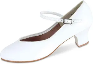 Danshuz Womens White Character Tap Queen Dance Shoes Size
