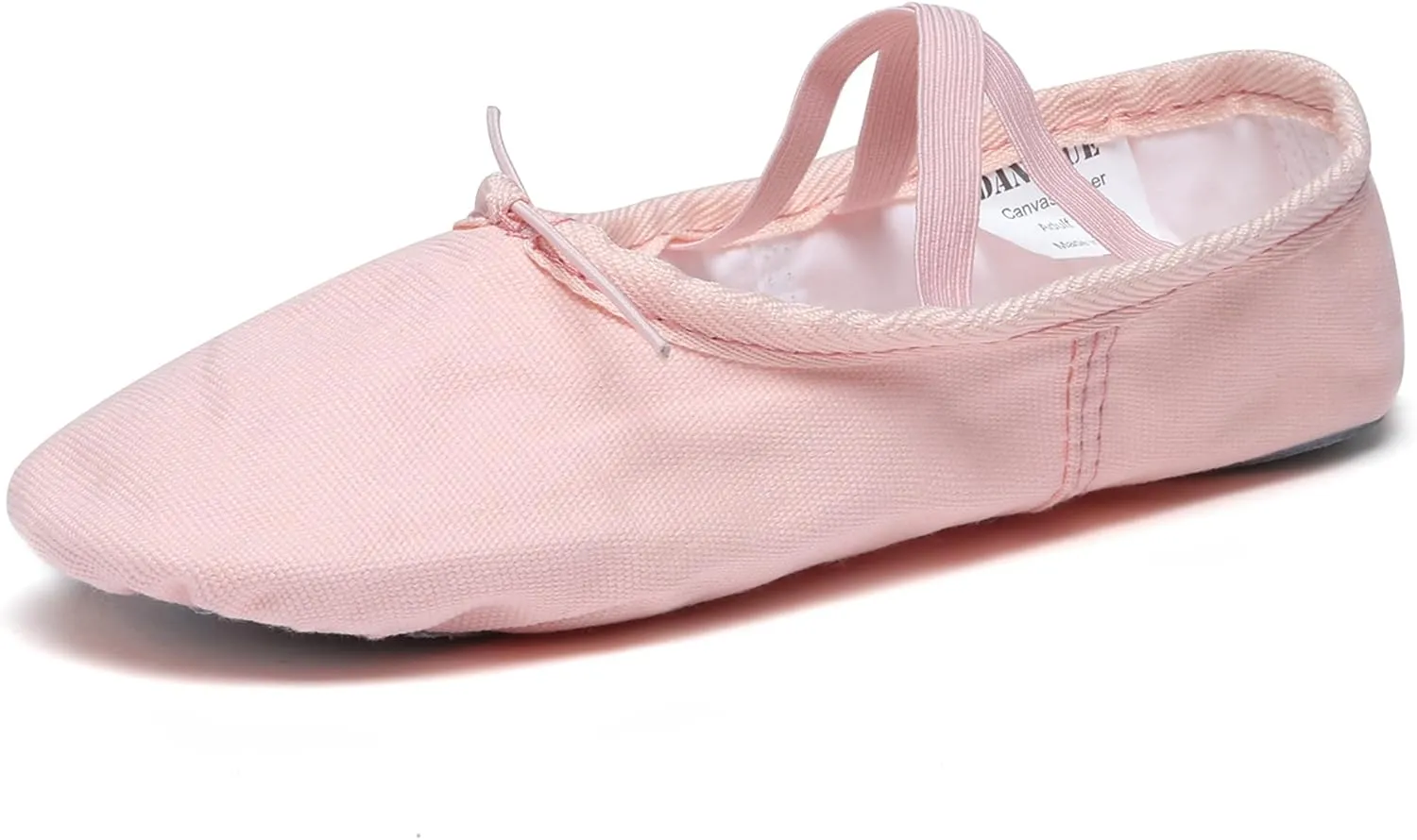 Danzcue Adult Canvas/Leather Ballet Shoes