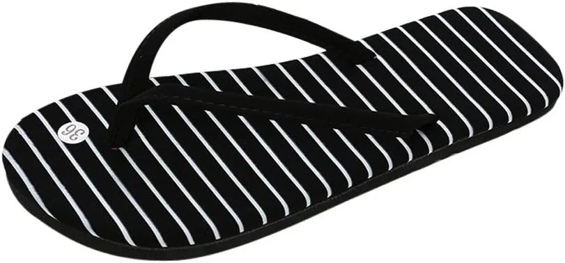 Flip Flops for Women Beach Rubber Shower Shoes Slides Basic Slim Thong Sandals Lightweight Slippers Indoor & Outdoor