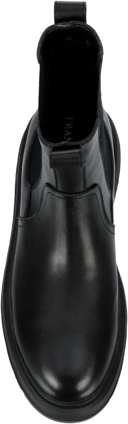 Franco Fortini Ragnar - Men's Leather Slip-On Lug Sole Chelsea Boots