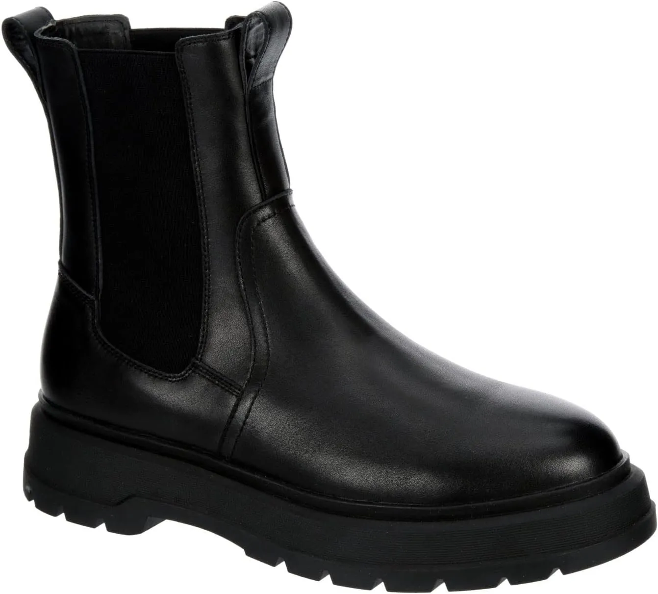 Franco Fortini Ragnar - Men's Leather Slip-On Lug Sole Chelsea Boots