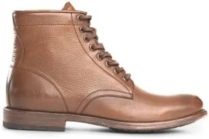Frye Tyler Lace Up Boots for Men Crafted from Soft Vintage Leather with Blake Construction, Burnished Toe and Heel, and Rubber Inserts on Leather Soles  5  Shaft Height