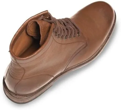 Frye Tyler Lace Up Boots for Men Crafted from Soft Vintage Leather with Blake Construction, Burnished Toe and Heel, and Rubber Inserts on Leather Soles  5  Shaft Height