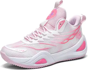High Top Boys Basketball Shoes Breathable Non Slip Outdoor Sneakers Comfortable Fashion Athletic Training Sport Shoes for Girls