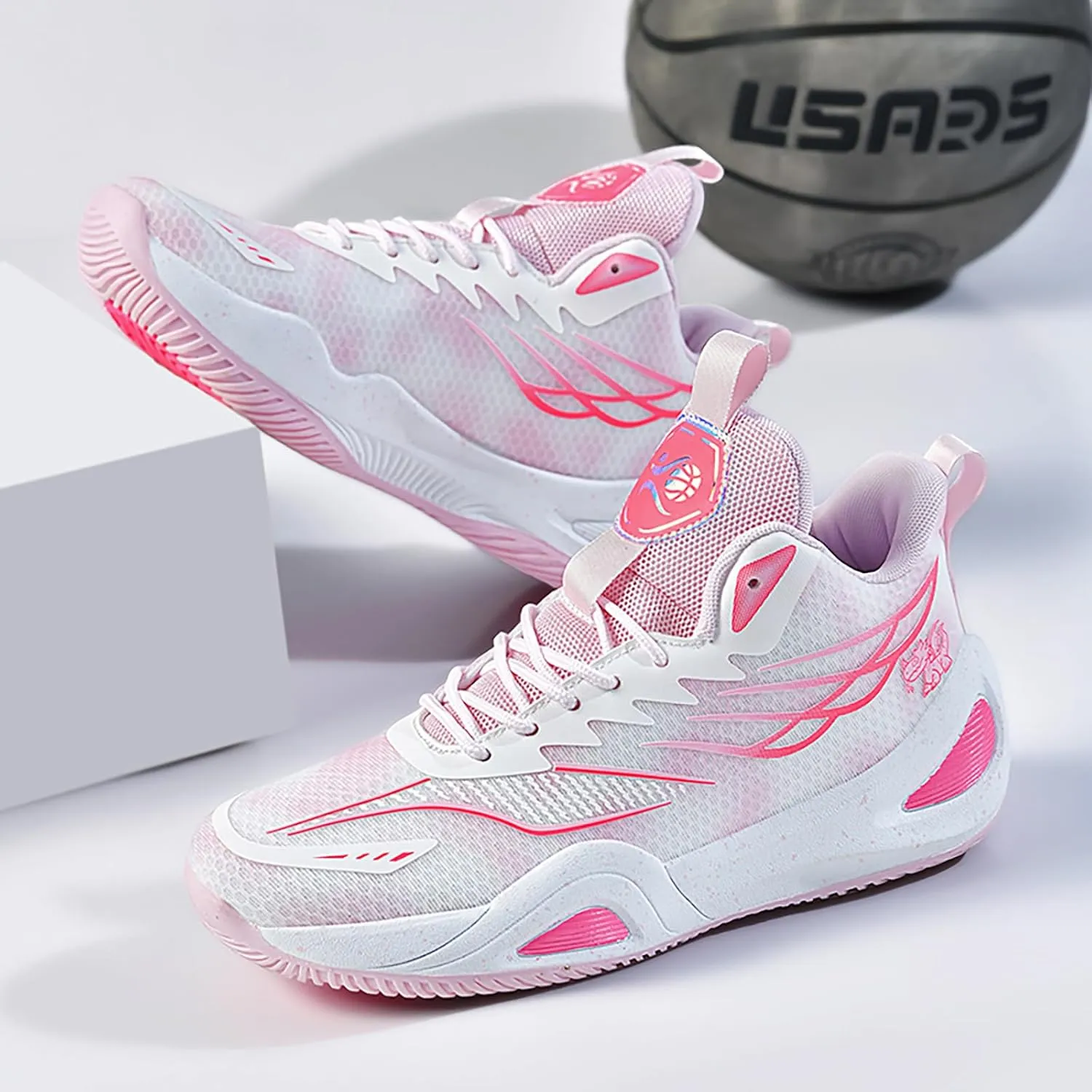 High Top Boys Basketball Shoes Breathable Non Slip Outdoor Sneakers Comfortable Fashion Athletic Training Sport Shoes for Girls
