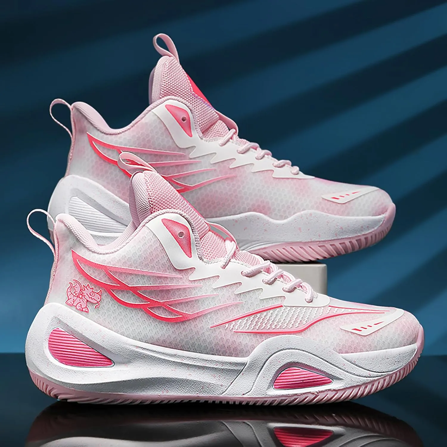 High Top Boys Basketball Shoes Breathable Non Slip Outdoor Sneakers Comfortable Fashion Athletic Training Sport Shoes for Girls
