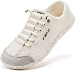 HOBIBEAR Barefoot Minimalist Shoes Womens Mens | Zero Drop | Wide Width Canvas Slip-on Shoes