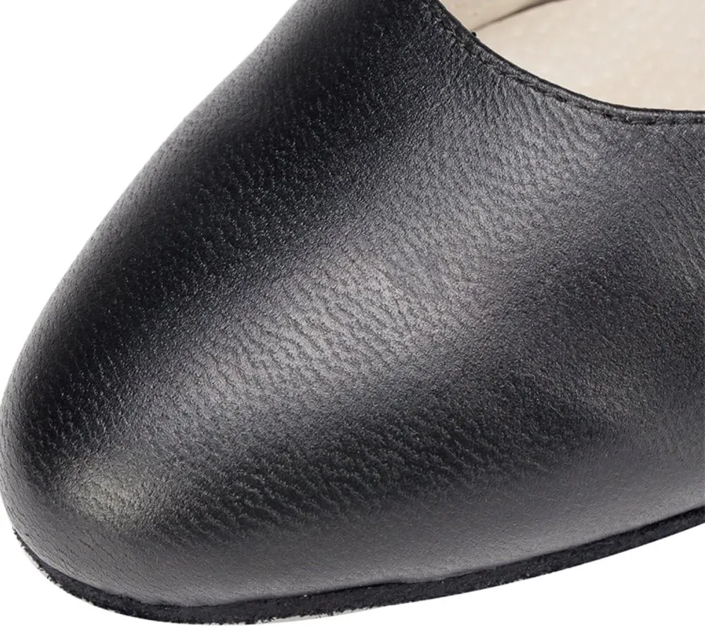 Honeystore Women's Synthetic Leather Closed-Toe Dance Shoes Criss Cross Ankle Strap