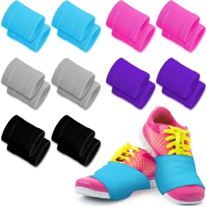 Jiuguva 10 Pairs Dance Shoe Covers Over Sneakers for Dancing on Smooth Floors Women Ballet Dancers and Turns on Wood Floors