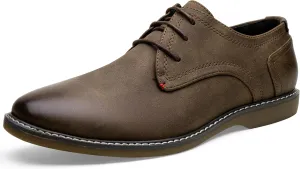 Jousen Men's Casual Dress Shoes Suede Business Classic Dress Shoes for Men