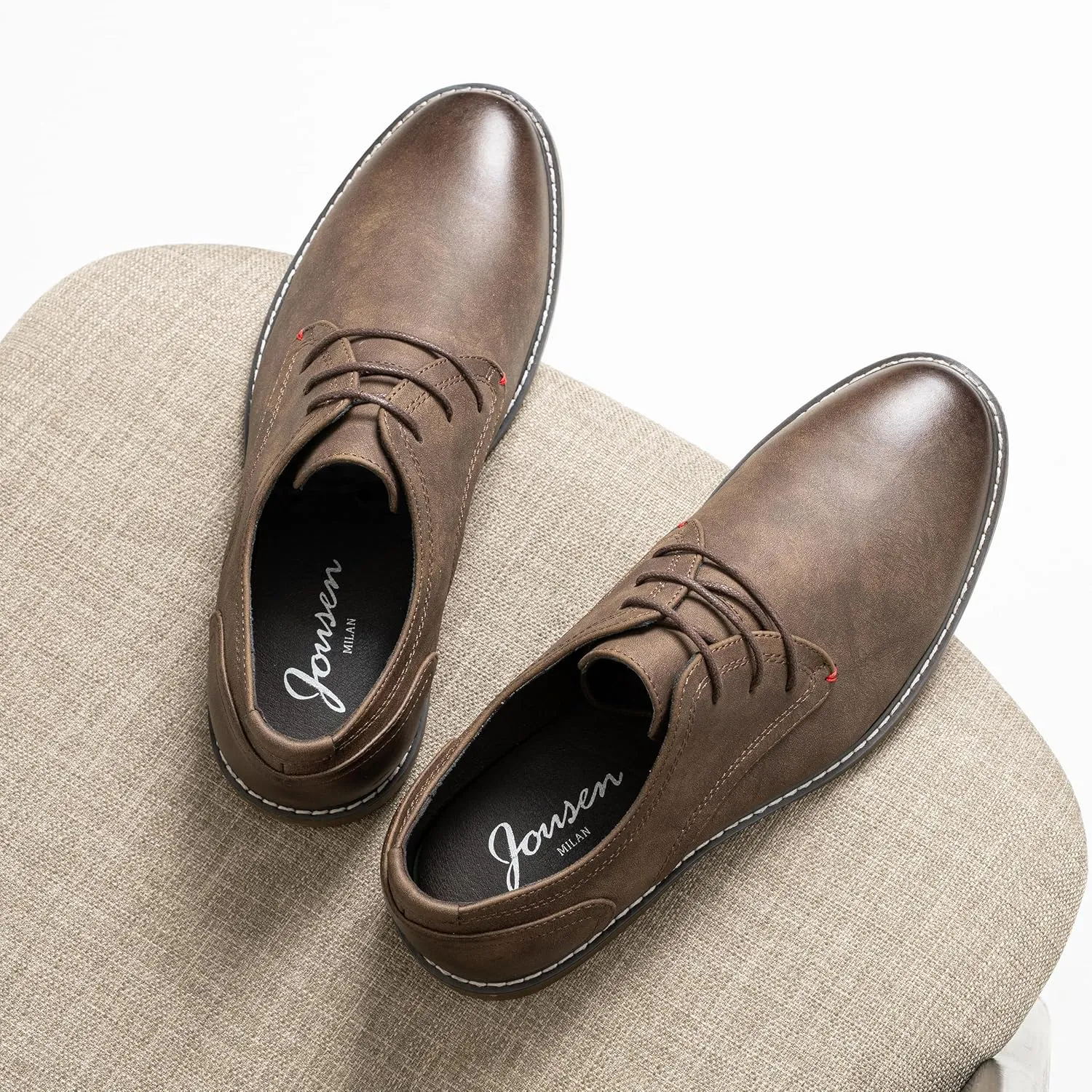Jousen Men's Casual Dress Shoes Suede Business Classic Dress Shoes for Men
