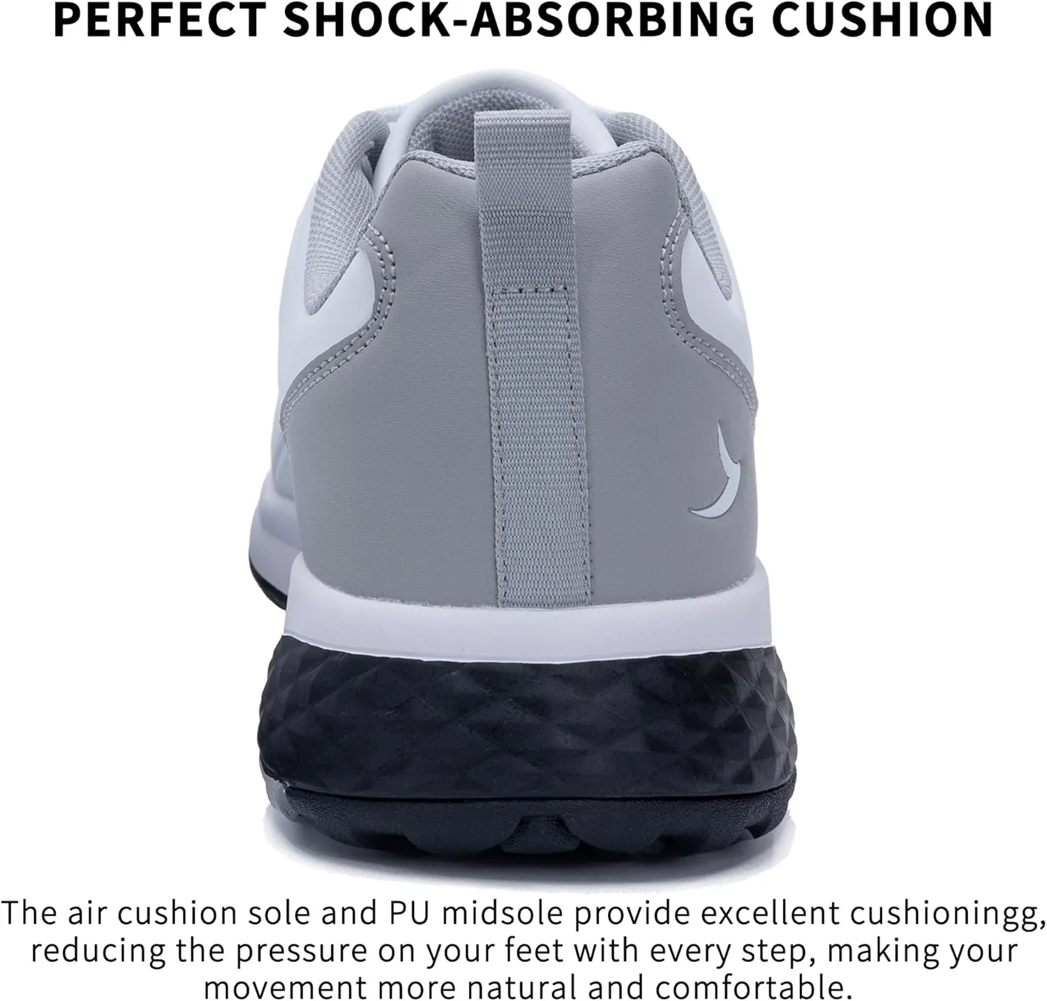Men's Golf Shoes Spike Wide Waterproof Lightweight Anti Slip Golf Sneakers Walking Footwears