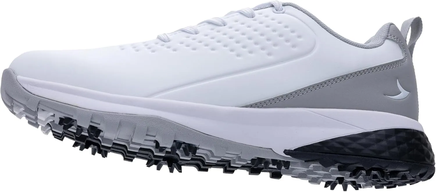 Men's Golf Shoes Spike Wide Waterproof Lightweight Anti Slip Golf Sneakers Walking Footwears