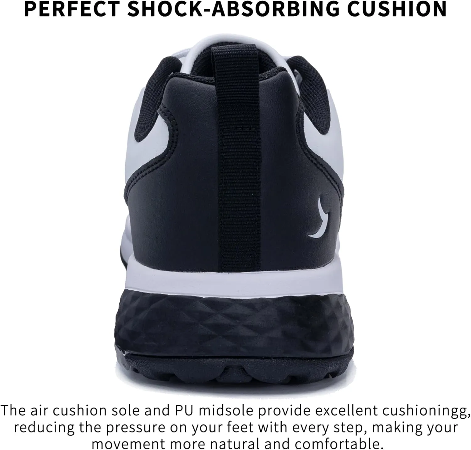 Men's Golf Shoes Spike Wide Waterproof Lightweight Anti Slip Golf Sneakers Walking Footwears