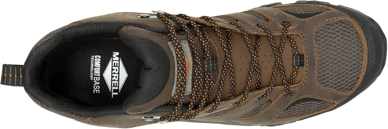 Merrell Men's Moab Vertex 2 Mid Waterproof Carbon Fiber
