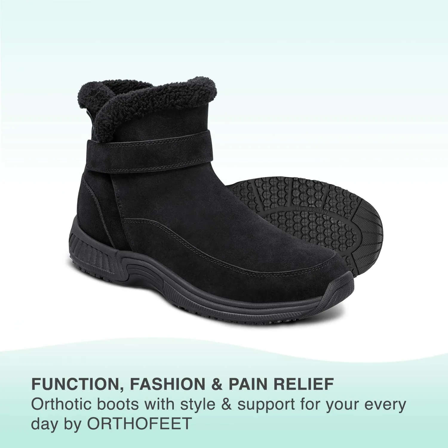Orthofeet Women's Orthopedic Bliss Boots for Foot Pain Relief