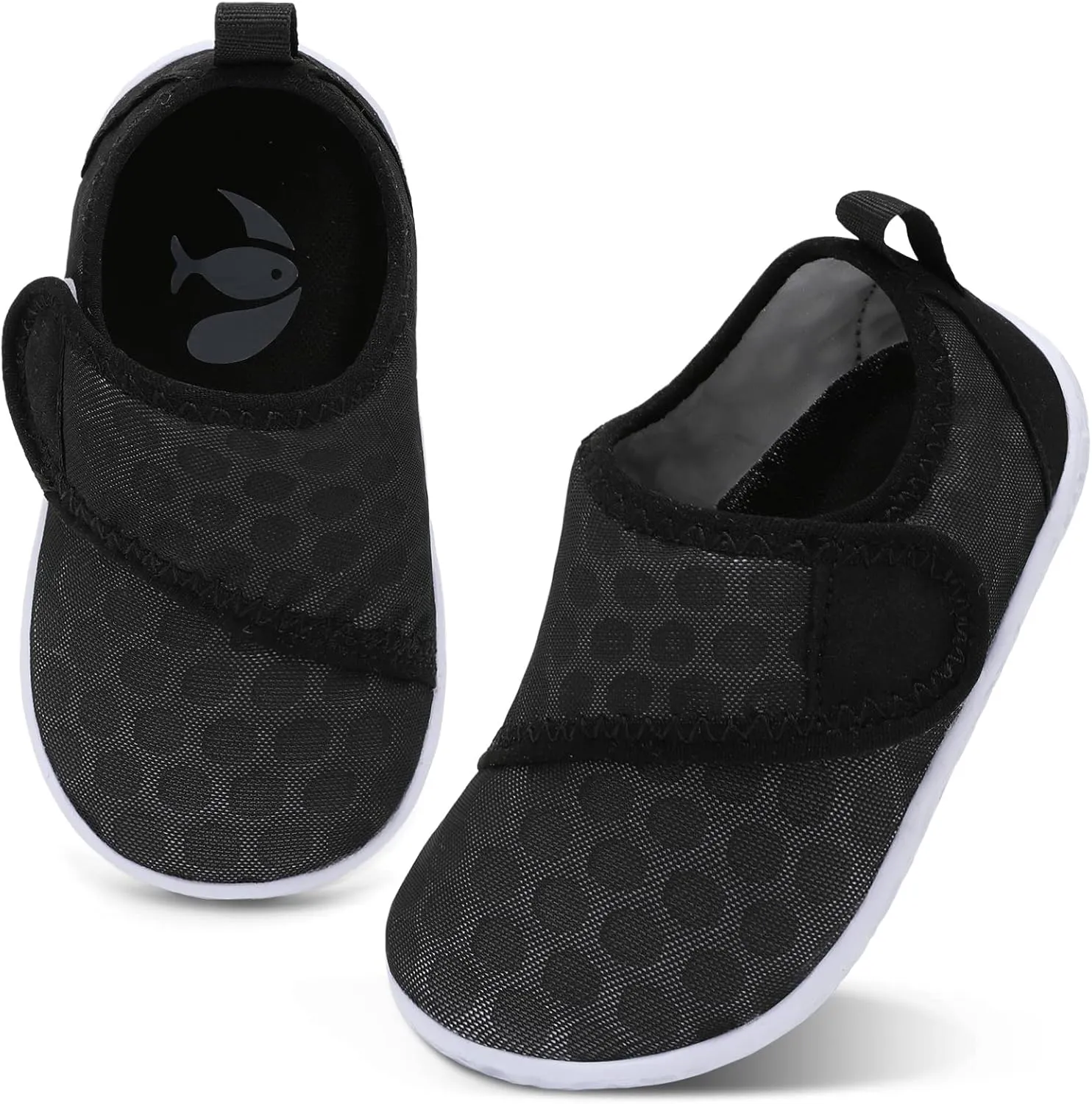 shopUAL Toddler Water Shoes Kids Girls Boys Beach Aqua Socks Skin Barefoot Walking Water Shoes Quick Dry Non-Slip Breathable Swim Pool Surf