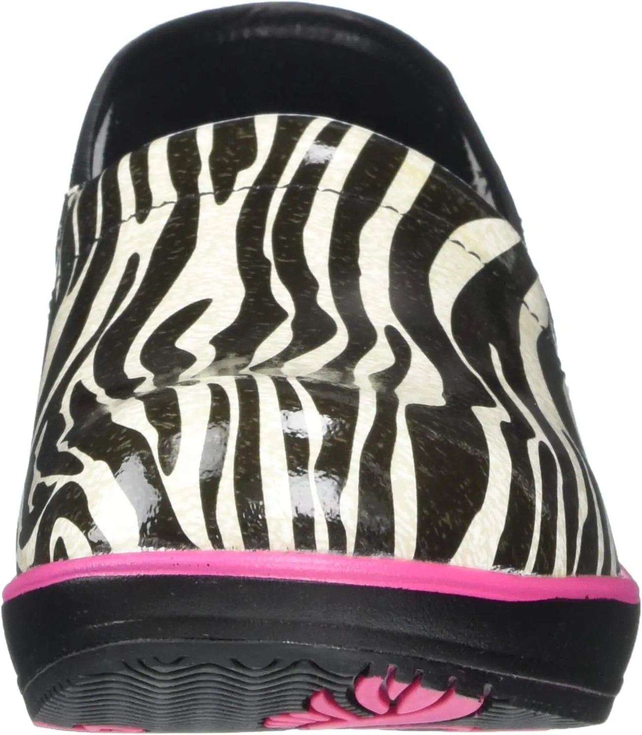 Smitten Women's Women Faux Patent Leather Clog Medical Shoe -Heartthrob