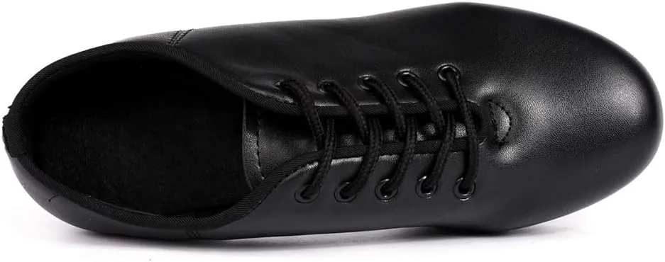 SWDZM Women's & Men's & Kid's Jazz Tap Dance Shoes Tap-Flex Patent Leather Tap Shoe,WX-Tap
