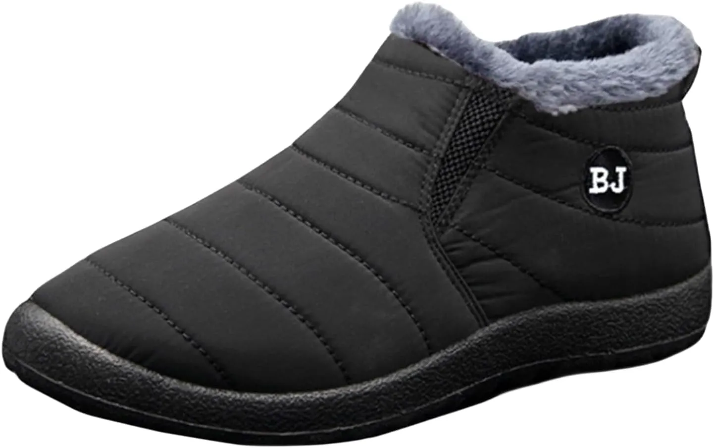 Thatrich Womens Winter Snow Boots Ankle Booties Warm Fur Lined Waterproof Insulated Slip On Shoes Anti-Slip Outdoor Sneaker
