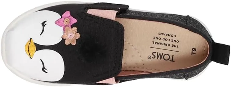 TOMS Toddler Girls Alpargata Slip On Sneakers Shoes