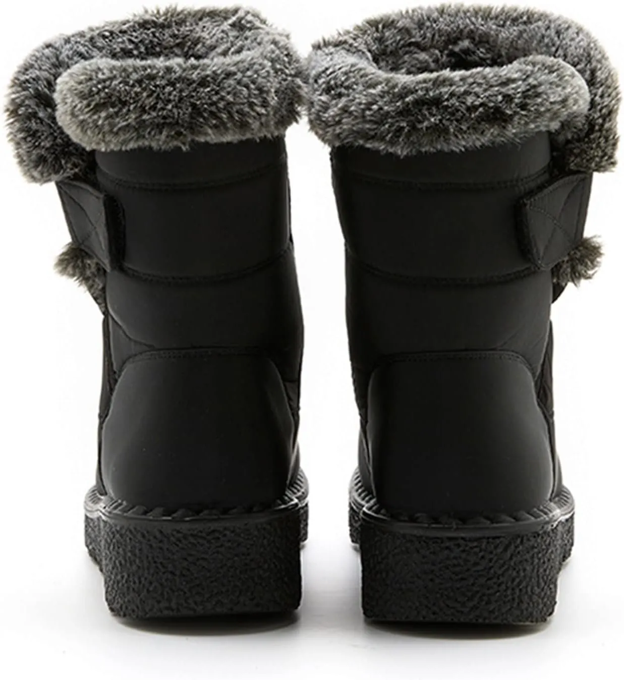 Womens Snow Boots Winter Warm Ankle Boots Fur Lined Winter Boots Comfortable Short Boots Slip On Waterproof Ski Boots
