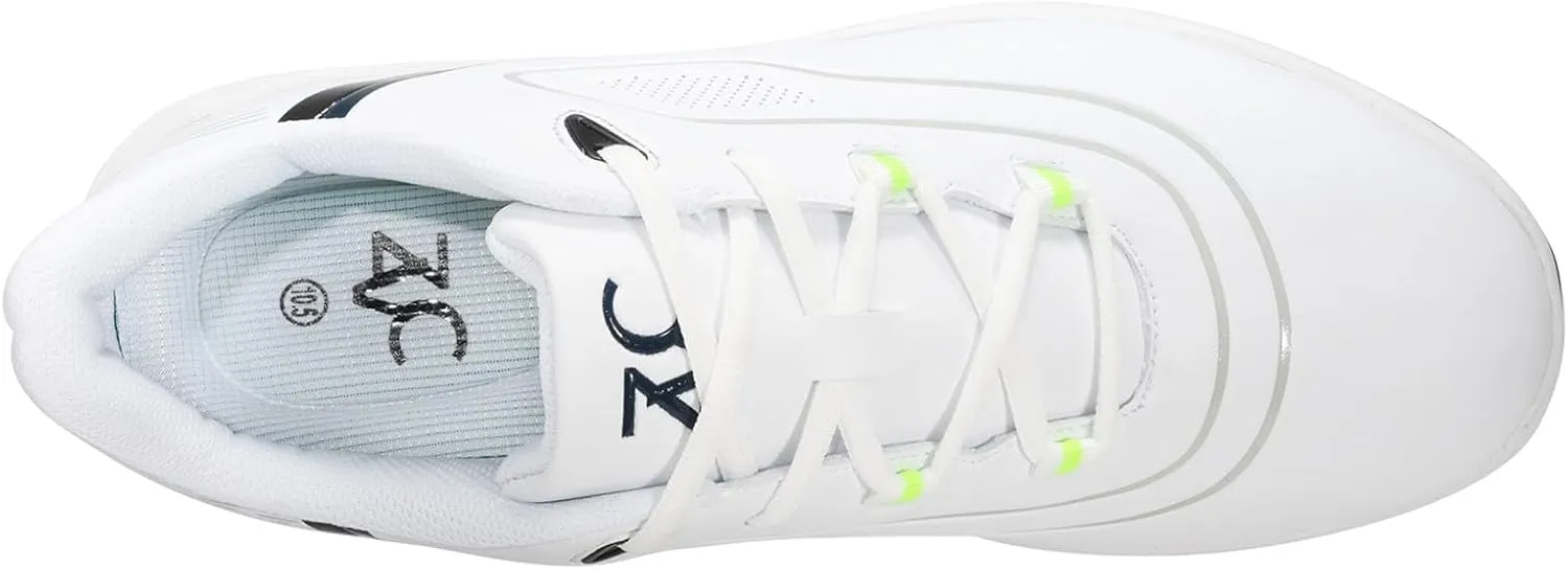 ZVC Golf Shoes Men Water-Resistant Non-Slip Lightweight Breathable Spiked Footwear Outdoor