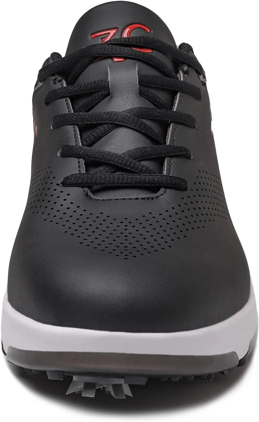 ZVC Golf Shoes Men with Spikes Non-Slip Water-Resistant Lightweight Breathable Professional Spiked Footwear Outdoor
