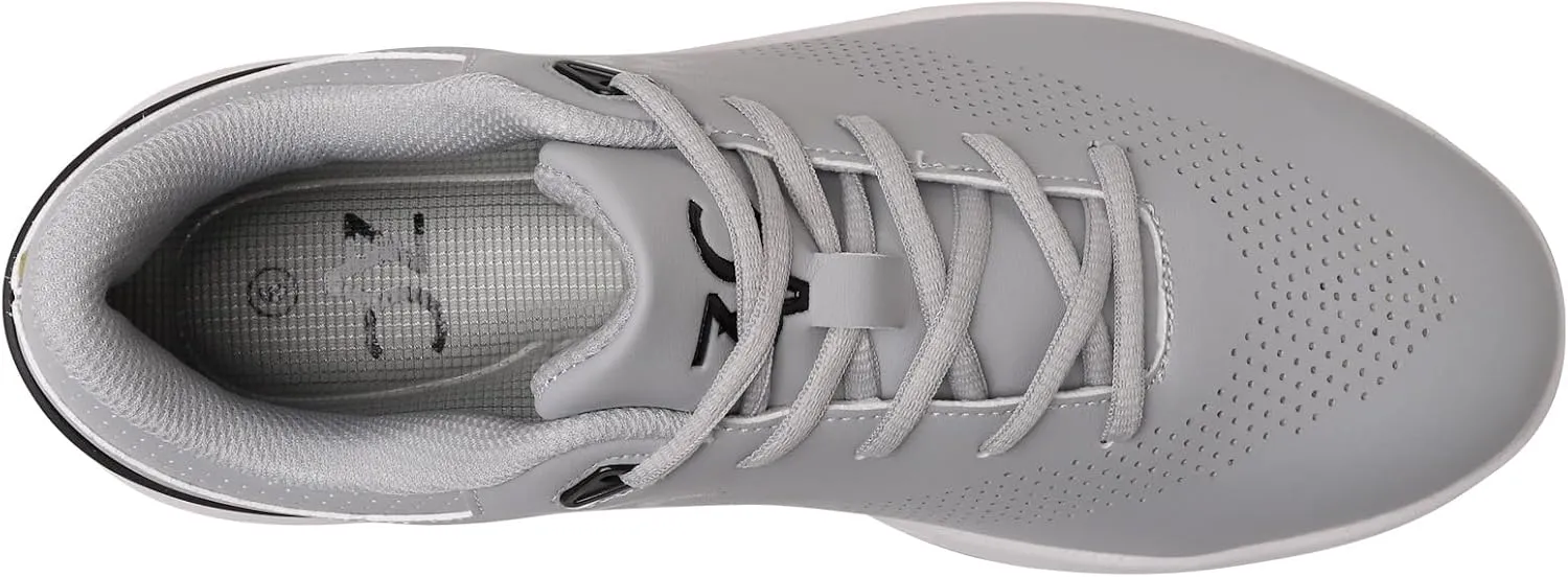 ZVC Golf Shoes Men with Spikes Non-Slip Water-Resistant Lightweight Breathable Professional Spiked Footwear Outdoor