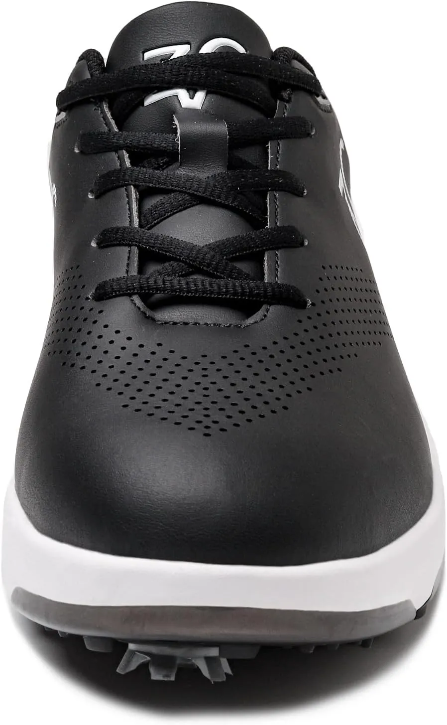 ZVC Golf Shoes Men with Spikes Non-Slip Water-Resistant Lightweight Breathable Professional Spiked Footwear Outdoor