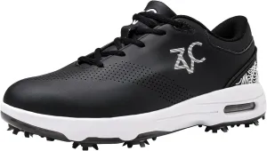 ZVC Golf Shoes Men with Spikes Non-Slip Water-Resistant Lightweight Breathable Professional Spiked Footwear Outdoor