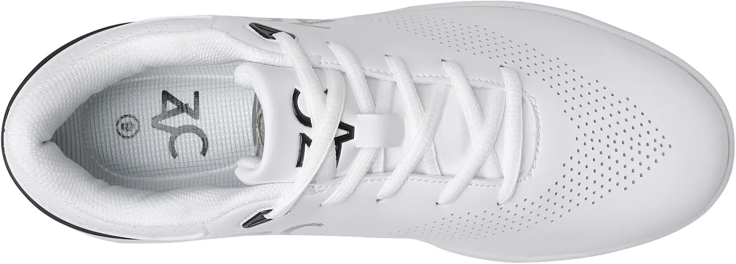 ZVC Golf Shoes Men with Spikes Non-Slip Water-Resistant Lightweight Breathable Professional Spiked Footwear Outdoor